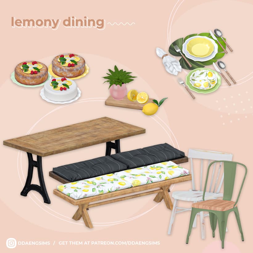 Сет для патио Lemony Dining Set